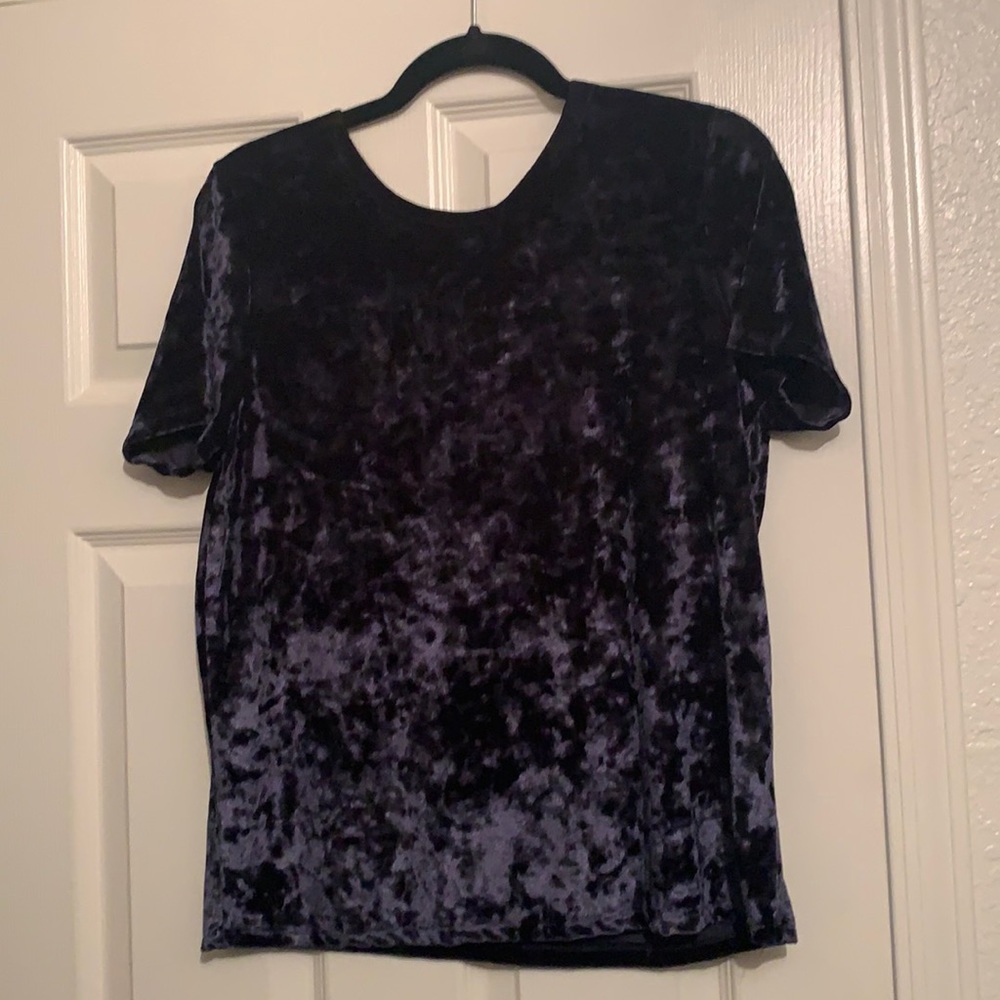 Velvet t shirt